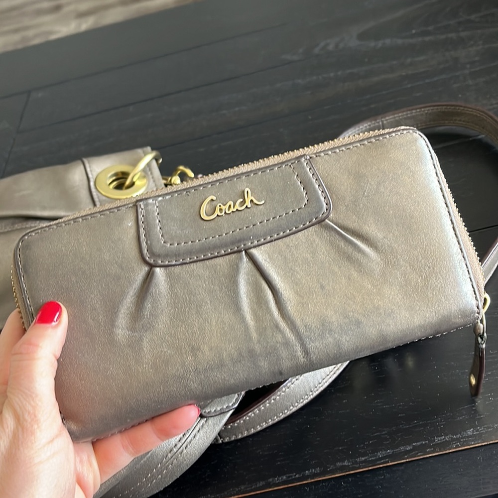 Coach Ashley Python Leather Purse & Wallet. I Am … - image 3